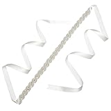 Remedios Crystal Embellished Satin Sash Style Bridal Wedding Belt