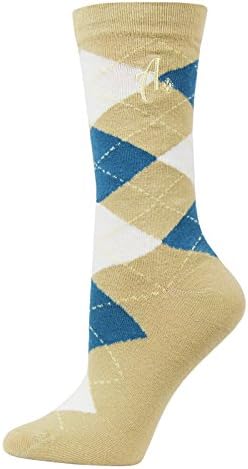 Argoz The Stafford-Wilson Tan/Blue/White Argyle Socks