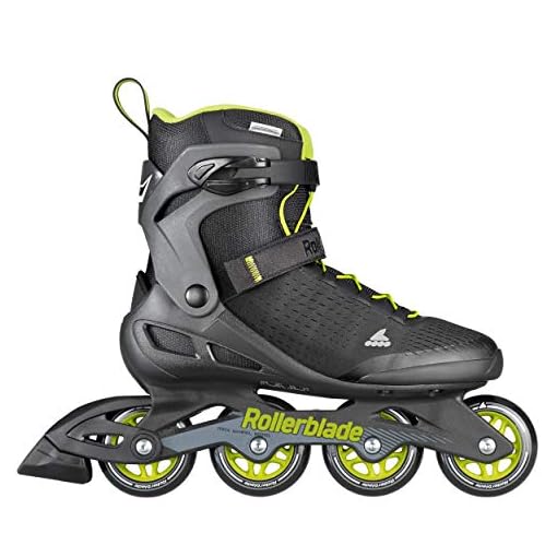 Rollerblade Zetrablade Elite Men's Adult Fitness Inline Skate, Black and Lime, Performance Inline Skates - Image 3