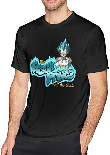 Andppk Fresh Prince of All Saiyans Men's Comfort Tshirt Black
