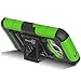 Galaxy Express 3 Holster Case, CoverON [Explorer Series] Holster Hybrid Armor Belt Clip Hard Phone Cover For Samsung Galaxy Express 3 Holster Case - Green Neon