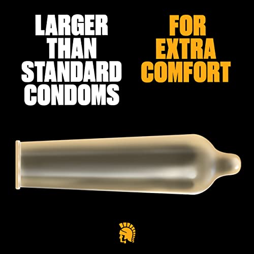 TROJAN MAGNUM LUBRICATED LARGE CONDOMS, COMFORTABLE AND SMOOTH LUBRICATED CONDOMS FOR MEN, AMERICA’S NUMBER ONE CONDOM, 36 COUNT PACK