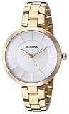 Bulova Women's 97L142 Analog Display Japanese Quartz Yellow Watch