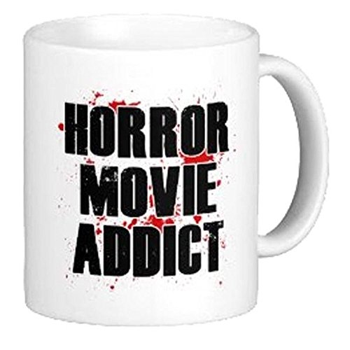Horror Movie Addict Coffee Mug (11 oz) - Halloween Mug - Horror Movie Mug