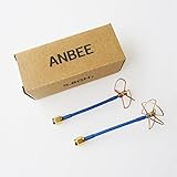 Anbee FPV 5.8Ghz Circular Polarized Clover Leaf Antenna High Gain Aerial Set w/SMA Male Plug