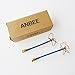 Anbee FPV 5.8GHz Circular Polarized Clover Leaf Antenna High Gain Aerial Set RP-SMA Male Connector