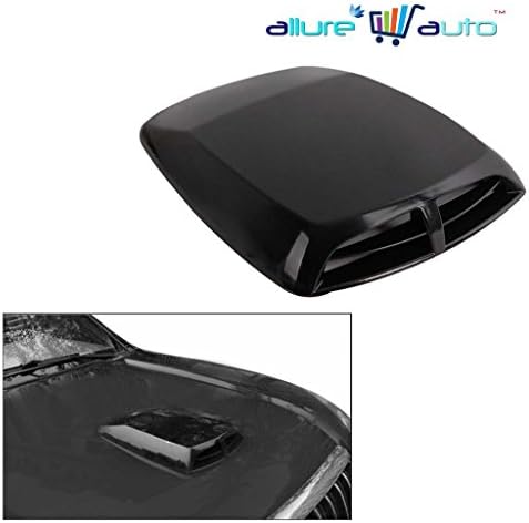 Allure Auto Car Double Vent Air Intake Bonnet Scoop-Black for Maruti Suzuki Zen [2003-2006] LXi BS-III