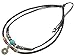 Ancient Tribe Unisex Adjustable Hemp Genuine Leather Necklace Choker Turquoise Bead