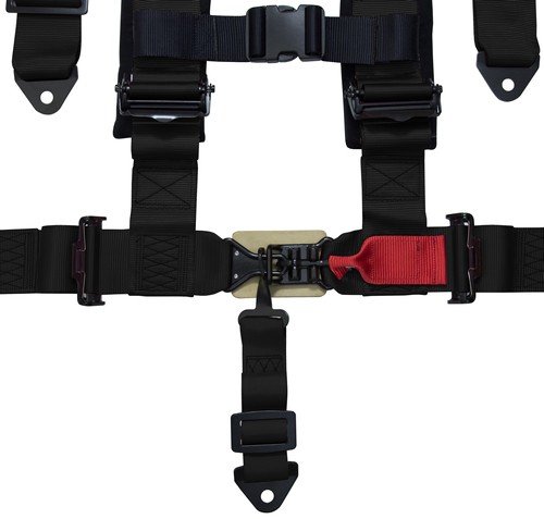 STV Motorsports 5 Point Universal Racing Seat Harness Latch and Link 2" Pads RH5.2H - for Off-Road Vehicles, UTV, Trucks (PAIR) (Black) - Thumbnail 5