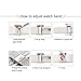 20mm Luxury Mesh Watch Bands 0.6 Interlock Safety Clasp Solid Stainless Steel Milanese Watch Strap Replacement Silver Tone LeapTop