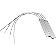 MODUODUO PTC Heating Element 2pcs 12V/220V/110V Thermistor Heater Constant Temperature Thermostat Heater Plate (Black-12V)