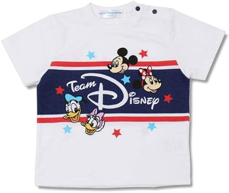 Amazon Co Jp ミッキー フレンズ ベビーtシャツ 80 90 レトロ チームdisney 19 ディズニー グッズ お土産 東京 ディズニーリゾート限定 90cm ホビー