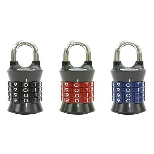 Master Lock 1535EC3 Padlock, Likely to Vary, 3 Pack