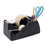 Officemate Recycled 2-In-1 Heavy Duty Tape Dispenser, Black (96690) (Office Product)