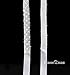 QueenDream Vintage Bridal Belt White Bridesmaid sash Rhinestone Bling Belt Wedding Bridal Belt for Party Evening Dresses Crystal sash Belt