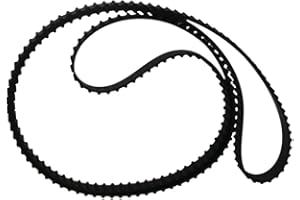 Heyiarbeit 450XL Rubber Timing Belt 5.08mm Pitch 10mm Width Industrial Timing Belt Synchronous Closed Loop Timing Belt for 3D Printers Black Tone