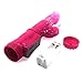 Wellwanted™ Women Passion Vibrating Massage Thrusting Rabbit ,Clit Stimulator Sex Massager Female Masturbation Sex Tools, Strong Vibration Dilddo Penis (Pink)