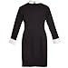 Janecrafts Elegant Pinup Polka Dot Bodycon Pencil Tank Business Work Belted Dress