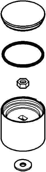 GROHE Diverter Knob Chrome 46585000 Replacement Part view 2