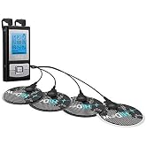 HiDow XP-Micro TENS Unit Combo Dual Channel | Combo Dual Channel Muscle Stimulator Pulse Massager for Pain Relief Physical Therapy