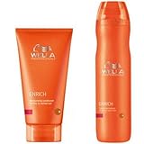 Wella Professional Enrich Shampoo and Conditioner Duo for Fine Hair 10.1oz/8.4oz