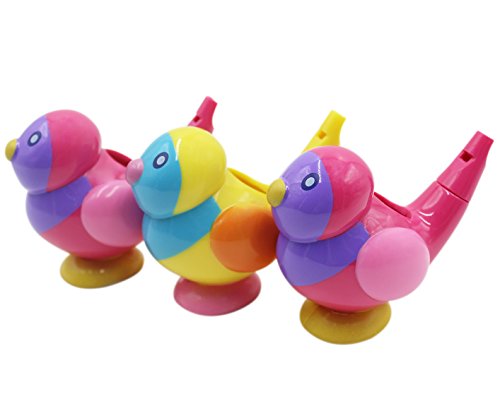 (Pack of 3)Baby Bird Whistles Water Whistles Kids Bath Toys, Random Color