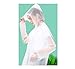 Always Pretty Lightweight Easy Carry Poncho Wind Hooded Jacket Raincoat Transparent M