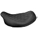 Mustang Black Wide Tripper Solo Seat with Diamond Stitching