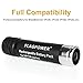 FLAGPOWER 2 Pack 3.6v 3000mAh NI-MH Battery Combo for Black & Decker Versapak Vp100 Vp105 Vp110 Vp142 Vp143 Vp7240
