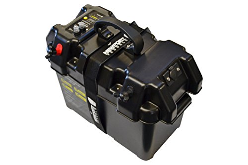 Newport-Vessels-Trolling-Motor-Smart-Battery-Box-Power-Center-Black