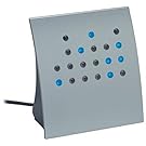Crystal Blue "Powers of 2" BCD & Direct Binary Clock (Silver w/Blue LEDs)