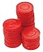Novelty Treasures 300 Red White and Blue Poker Card Game Chips
