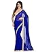Shonaya Women`S Party Wear Georgette Printed Saree Sari (Blue)