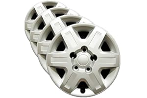 CAROLINA WHEEL COVER Premium Replica Hubcap Set, Fits Dodge Caravan 2008-2013, Replacement 16-inch Wheel Cover (4 Pieces)