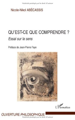 Qu'est-ce que comprendre ?