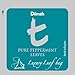Dilmah | Pure Peppermint | T-series Biodegradable Luxury Leaf Sachets | Food Service Pack | 25% More Tea than Retail Pack | Pack of 75