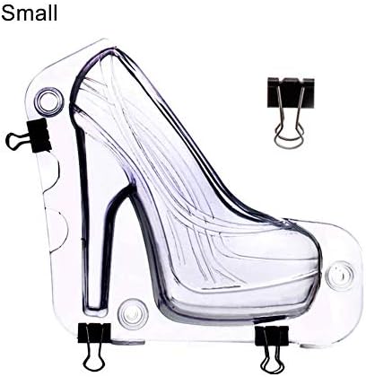 KeKeandYaoYao 3D Woman High Heel Shoe Chocolate Fondant Cake DIY Pastry Baking Tool Maker Mold Small