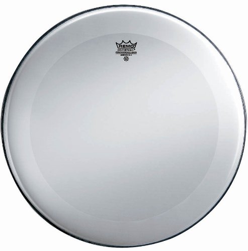 Remo Powerstroke 3 Smooth White No Stripe Bass Drum Head, 22 Inch