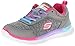 Skechers Kids 81885L Skech Appeal Sneaker,Gray/Pink/Purple,10.5 M US Little Kid