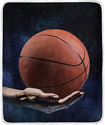 BIGJOKE Manta Deportiva Galaxy de Baloncesto Suave Manta para bebé ...