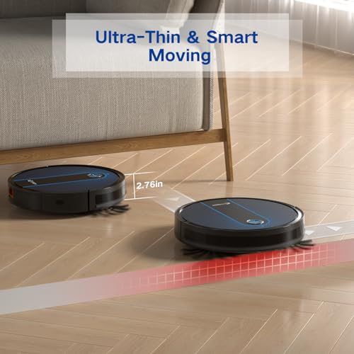 Coredy Robot Vacuum, R650 Ultra Robotic Vacuum with 2200 Pa Strong