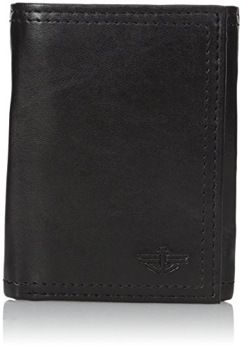 Dockers Men's RFID Blocking Trifold Wallet,Black,One Size