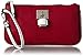 TABLE TREASURES WRISTLET Wristlet, RUBY RED/WHITE, One Size