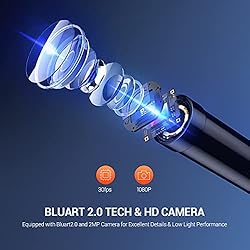 DEPSTECH 5.5mm Industrial Endoscope, 1080P Digital