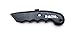 X-ACTO X3272 SurGrip Utility Knife with Contoured Plastic Handle and Retractable Blade, Black