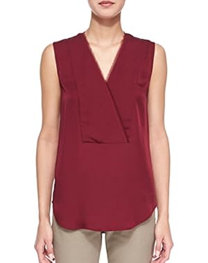 Theory Women's Petite Taneah Modern Georgette Blouse