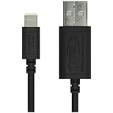 RND Apple Certified Lightning to USB 1.5FT Cable for iPhone (Xs, XS Max, XR, X, 8, 8 Plus, 7, 7 Plus, 6, 6 Plus, 6S, 6S Plus) iPad (Pro, Air, Mini) and iPod (1.5 feet/.5 Meter/Black)
