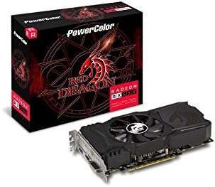 PowerColor AXRX 550 4GBD5-DHA AMD Radeon Red Dragon RX 550 Graphic Cards