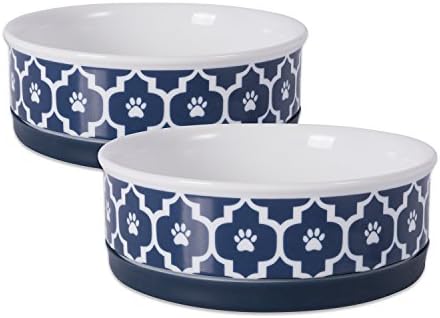 Bone Dry Lattice Collection Pet Bowl & Canister