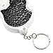 OLLGEN Mini 8 X 20X Folding Magnifying Glass Loupe,Pocket Sized Dual Lens LED Magnifier with Keychain,Innovative Battery Cover Design,Small Loupe Lens for Jewelry Diamonds Coins Stamps Map Reading